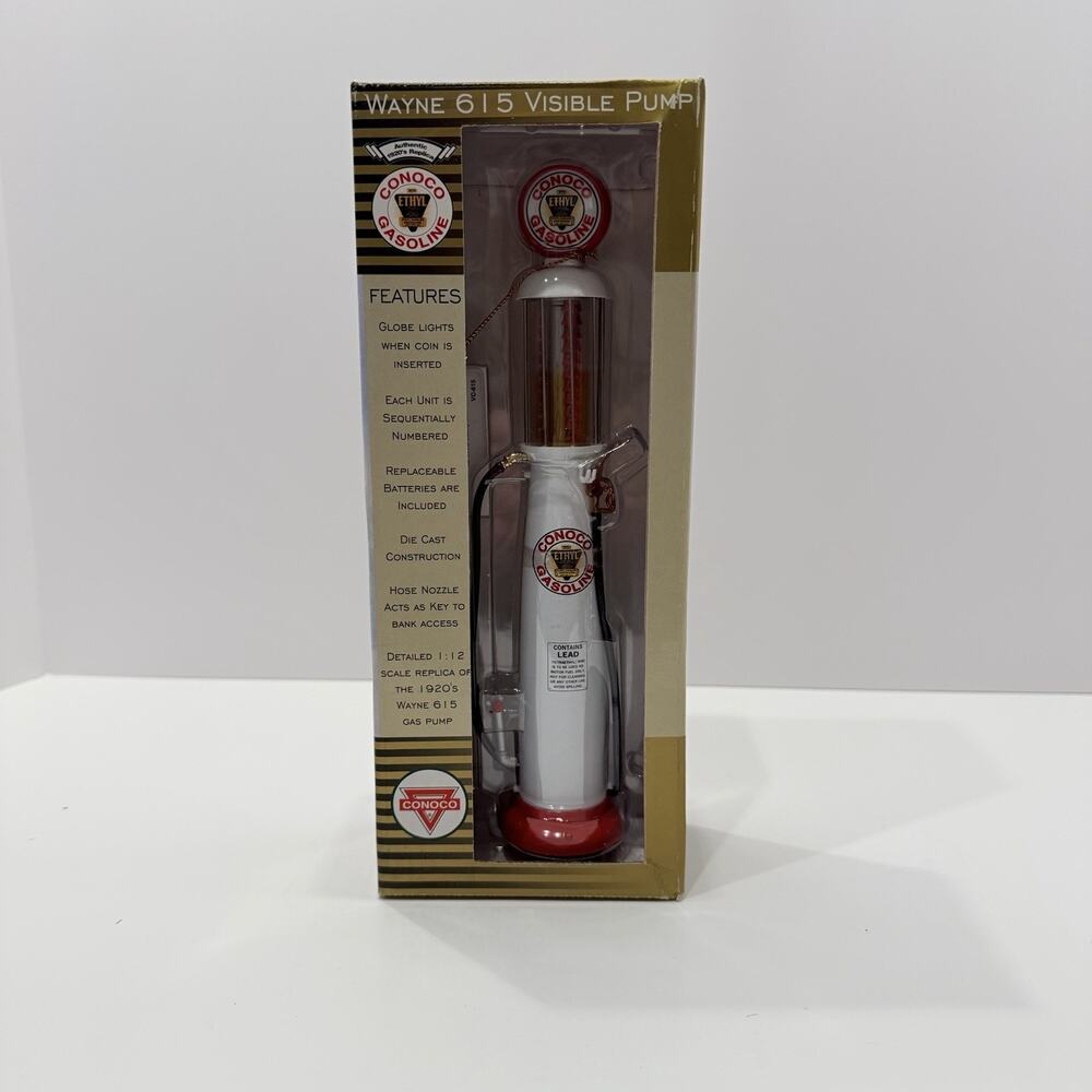 Vintage Conoco Ethyl Gasoline 1920's Wayne 615 Visible Pump Reproduction